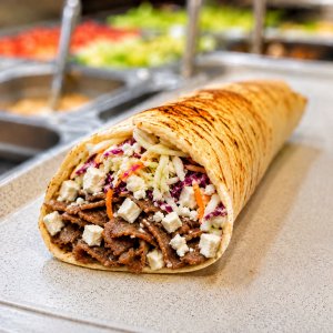 Rollo kebab z serem feta