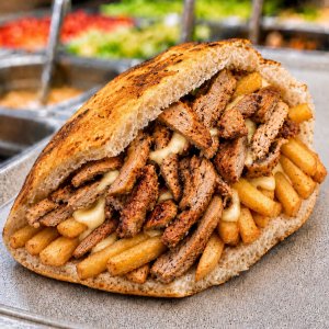 Kebab bułka amerykański